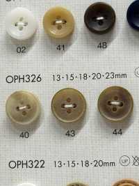 OPH326 Elegant 4-hole Polyester Button DAIYA BUTTON Sub Photo