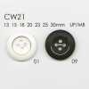 CW21 Polyester Resin/cast 4-hole Button