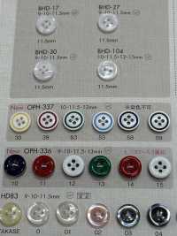 OPH337 DAIYA BUTTONS Impact-resistant Four-hole Polyester Button DAIYA BUTTON Sub Photo