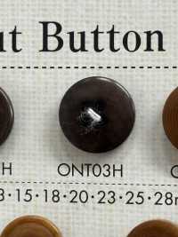 ONT03H Natural Material Corozo Nut 4-hole Button DAIYA BUTTON Sub Photo