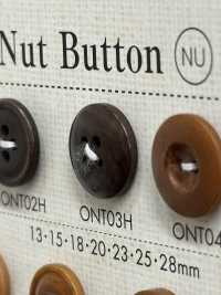 ONT03H Natural Material Corozo Nut 4-hole Button DAIYA BUTTON Sub Photo