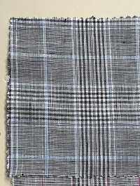 A-7069 Linen 100% Glen Check[Textile / Fabric] ARINOBE CO., LTD. Sub Photo