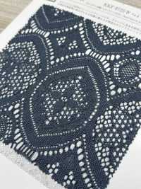 KKF8725-W-D4 Wide Width Polyester Heathered Jacquard Lace[Textile / Fabric] Uni Textile Sub Photo