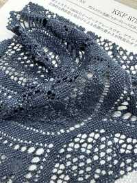 KKF8725-W-D4 Wide Width Polyester Heathered Jacquard Lace[Textile / Fabric] Uni Textile Sub Photo