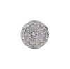 G3434 Glass/cast Half-circle Button