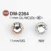 DM2364 Glass/die-cast Jumper Button