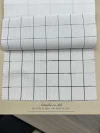 A-7009 Leno Gauze Windowpane[Textile / Fabric] ARINOBE CO., LTD. Sub Photo