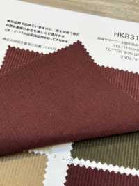 HK8313W Linen Corduroy, Sulfur Dyed, One Wash[Textile / Fabric] KOYAMA Sub Photo