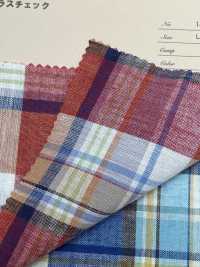 A-8129 Linen Madras Check[Textile / Fabric] ARINOBE CO., LTD. Sub Photo