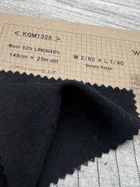 KGM1325 Wool/Linen Weather[Textile / Fabric] Masaru Kawagoe Sub Photo