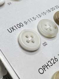 UX100 Polyester Resin 4-hole Button Sub Photo