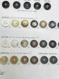 UX100 Polyester Resin 4-hole Button Sub Photo