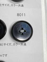 8011 Polyester Resin Bordered 4-hole Button DAIYA BUTTON Sub Photo