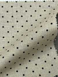 DOT-7100-1 Linen Loomstate Pin Dot[Textile / Fabric] HOKKOH Sub Photo