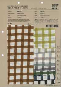 88194 SEVENBERRY® Linen-Like Slub Cloth Dot, Stripe, Check[Textile / Fabric] VANCET Sub Photo