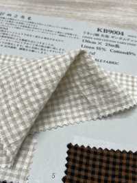 KB9004 Linen/Cotton Yarn-dyed Gingham Check[Textile / Fabric] KOYAMA Sub Photo