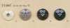 TY2007 Polyester Resin/rhinestone Buttons