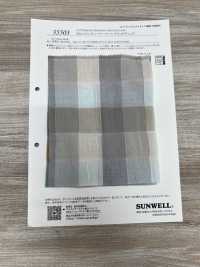 35503 50 Single Thread Cotton Wavy Lawn Check[Textile / Fabric] SUNWELL Sub Photo