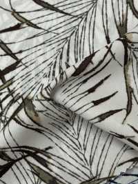 7025-805-1 CR Lawn(Line Drawing Leaf)[Textile / Fabric] HOKKOH Sub Photo