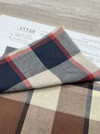 35510 Fuwa.60 Thread Organic Cotton Shirring Block Check[Textile / Fabric] SUNWELL Sub Photo