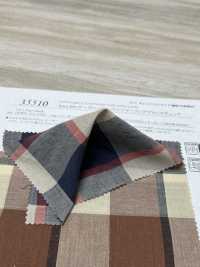 35510 Fuwa.60 Thread Organic Cotton Shirring Block Check[Textile / Fabric] SUNWELL Sub Photo