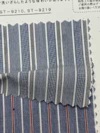 ST-9176 60/1 Typewritter Cloth Stripe [Washer Finish][Textile / Fabric] Kuwamura Fiber Sub Photo