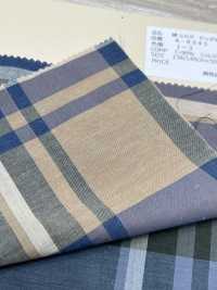 A-8045 Cotton Silk Big Check[Textile / Fabric] ARINOBE CO., LTD. Sub Photo