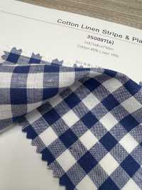 3SG007(6) Cotton Linen Stripe & Plaid[Textile / Fabric] Sub Photo