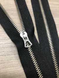 4-N-CO-OR WALDES® Vintage Zipper, German Silver, Size 4, Cotton Tape, Open Asahi Zipper Sub Photo