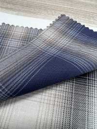 4SG023 Recycled Polyester Ombre Plaid[Textile / Fabric] Chambray Sub Photo