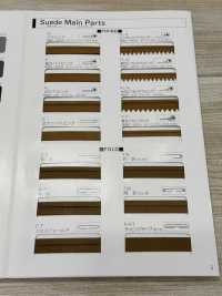 L-6400-WF L-6400 Suede WF (Double-fold Tape)[Ribbon Tape Cord] STAR BRAND (Hoshika) Sub Photo