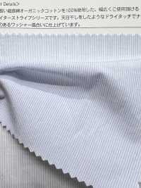 OGN-1611ST Superior Organic Typewritter Cloth Stripes[Textile / Fabric] TIPICO (Kuwamura Textile) Sub Photo