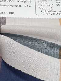 OM43676 60/1 Linen Lawn VACATION CHECK[Textile / Fabric] Oharayaseni Sub Photo