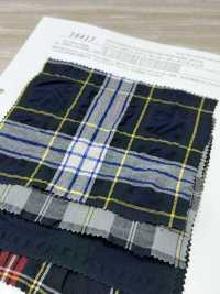 14415 Cotton/polyester Seersucker Tartan Check[Textile / Fabric] SUNWELL Sub Photo