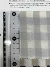 26257 Cotton Dobby Brushed Light Cross Check Washer Finish[Textile / Fabric] SUNWELL Sub Photo