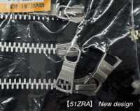 4-AL-E-C WALDES&#174; Vintage Zipper Aluminum Size 4 Polyester Tape Closed End Asahi Zipper Sub Photo