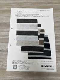 45081 Couture Color Horizontal Stripe Satin[Textile / Fabric] SUNWELL Sub Photo