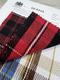 CH-6345 Triple Yarn Twill Check[Textile / Fabric] Kuwamura Fiber Sub Photo