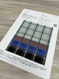 OM43675 60/1 Linen Typewritter Cloth Yarn-dyed Check[Textile / Fabric] Oharayaseni Sub Photo