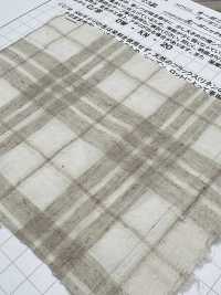 AZUMADAKI-119 Organic Cotton Dobby Check Eastern Cooking Process[Textile / Fabric] Komatsuwa Textile Sub Photo