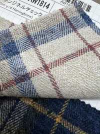 AW1812 Twisted Melange Flannel Check[Textile / Fabric] SHIBAYA Sub Photo