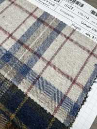 AW1812 Twisted Melange Flannel Check[Textile / Fabric] SHIBAYA Sub Photo