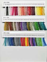 FUJIX-SAMPLE-20 Miyako Temari Thread/ Thread Sample Card FUJIX Sub Photo