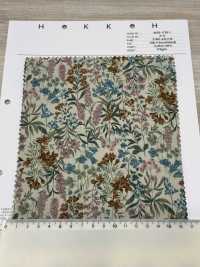 4025-1755-1 21W Corduroy Flowers[Textile / Fabric] HOKKOH Sub Photo