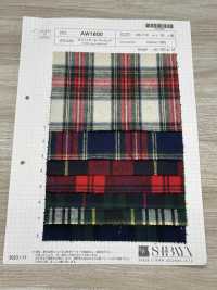 AW1600 30/2 Shaggy Tartan Check[Textile / Fabric] SHIBAYA Sub Photo