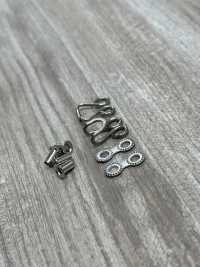 W-A2CH A-2 Collar Hook Set (Eyelet Washer 6mm/8mm)[Buckles And Ring] Asahi Zipper Sub Photo