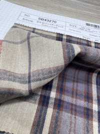 SB43270 Wide Width 60/2 Shaggy Check[Textile / Fabric] SHIBAYA Sub Photo