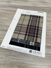 SB43270 Wide Width 60/2 Shaggy Check[Textile / Fabric] SHIBAYA Sub Photo