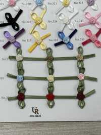 9820 Handmade Garland Rolled Rose Type[Ribbon Tape Cord] UNITED RIBBONS Sub Photo