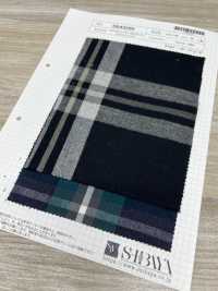 SB43260 60/2 Shaggy Big Check[Textile / Fabric] SHIBAYA Sub Photo